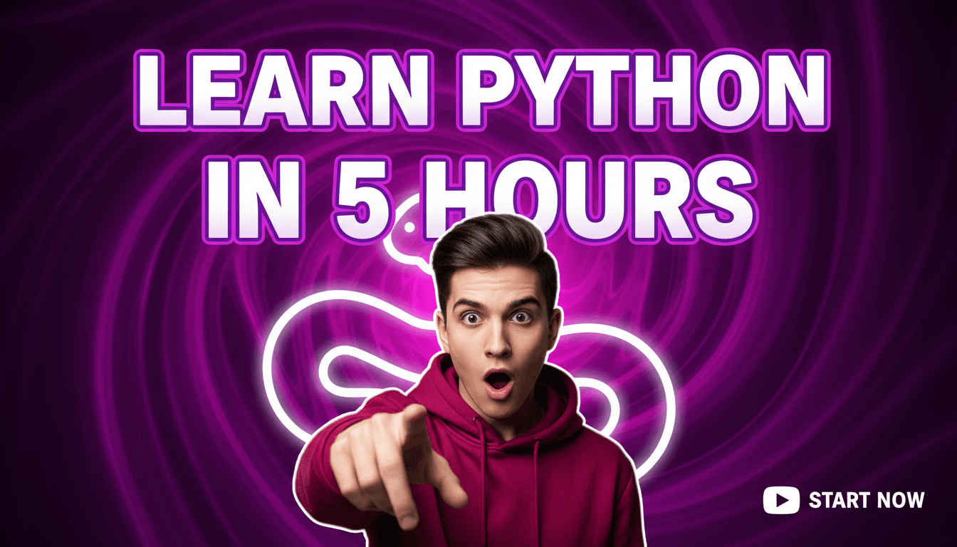 Learn Python in 5 Hours